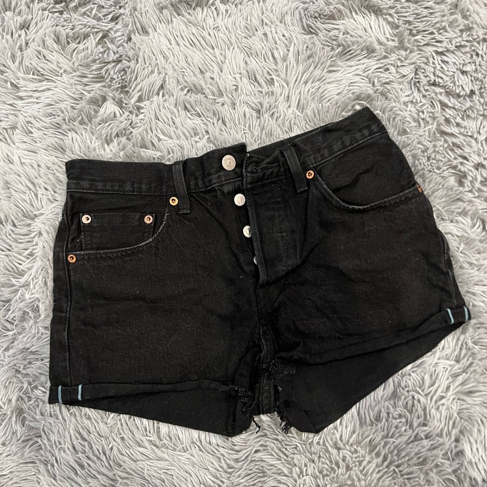Levi’s 501 Black Jean Shorts